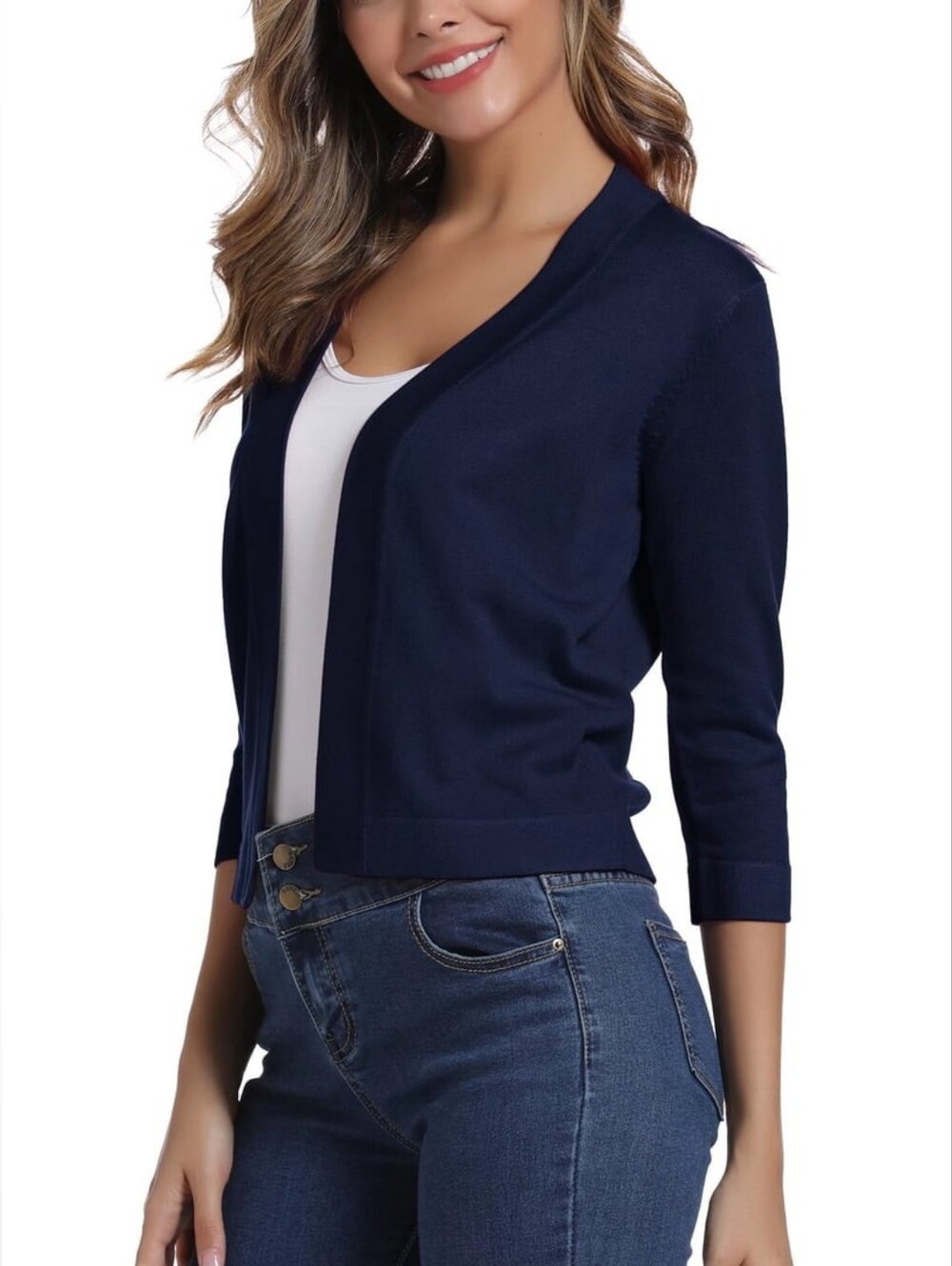 Open Front Cardigan - Picture 2 of 4